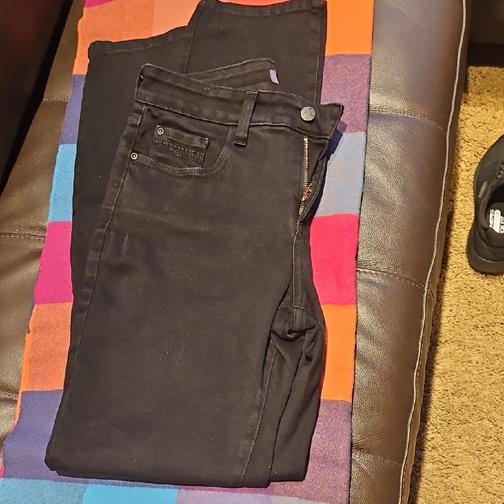 NYDJ WOMENS BLA K LEGGINGS SIZE 4 JEANS